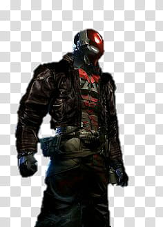 Red Hood Arkham Knight w jacket style Render transparent background PNG clipart