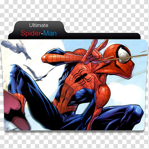 Ultimate Comics Folder , Ultimate Spider-Man transparent background PNG clipart