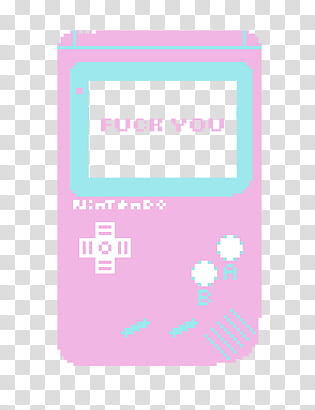Grunge Devices s, pink and green Nintendo Game Boy transparent background PNG clipart