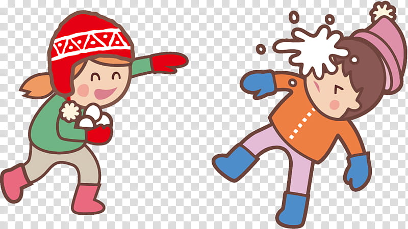 Snowball fight winter kids, Winter
, Child, Cartoon, Happy, Pleased, Christmas transparent background PNG clipart