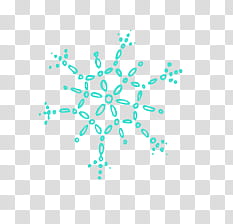 teal snow flake illustration transparent background PNG clipart