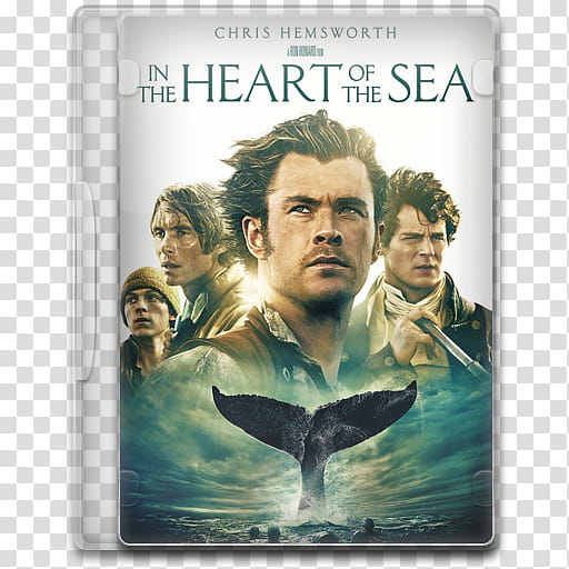 Movie Icon Mega , In the Heart of the Sea, In The Heart of the Sea DVD case transparent background PNG clipart