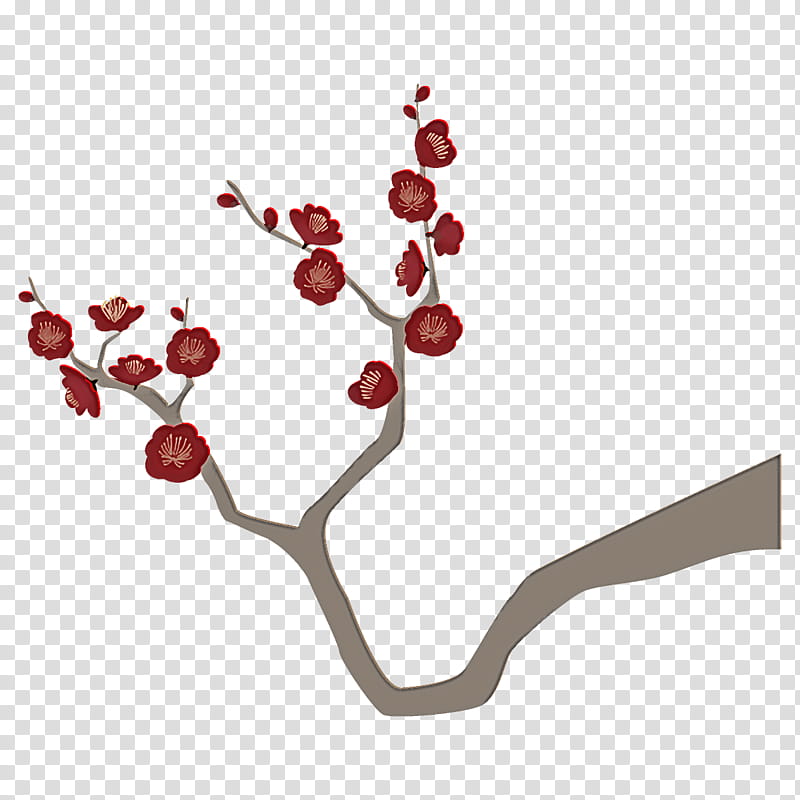 plum branch plum winter flower, Plant, Tree, Blossom, Cherry Blossom, Holly, Fruit, Berry transparent background PNG clipart