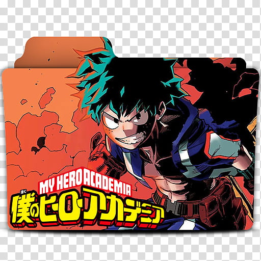 Boku no Hero Academia Folder Icons, Boku no Hero Academia  transparent background PNG clipart