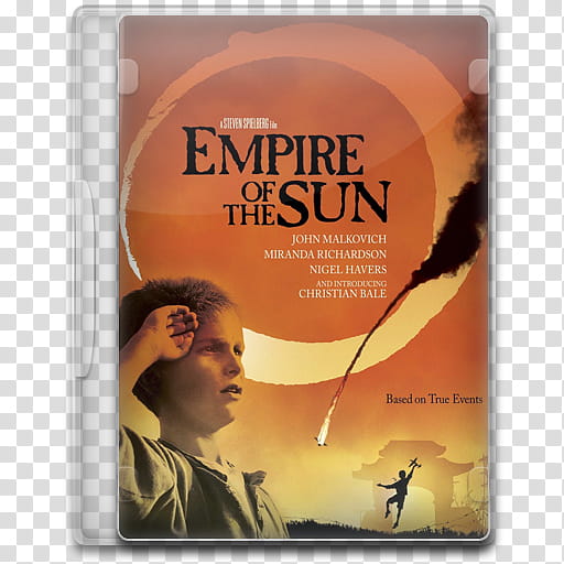 Movie Icon , Empire of the Sun, Empire of the Sun DVD case transparent background PNG clipart