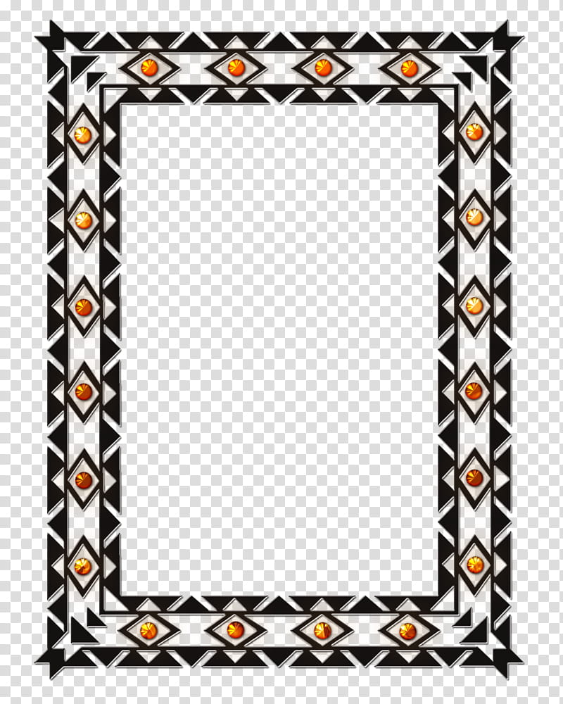 black and orange frame transparent background PNG clipart
