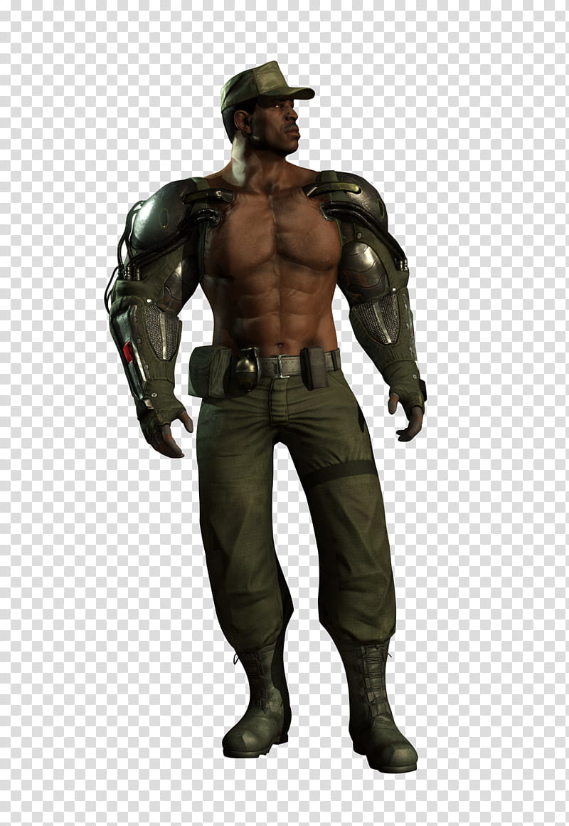 MKXL Jax Carl Weathers HQ cutout transparent background PNG clipart