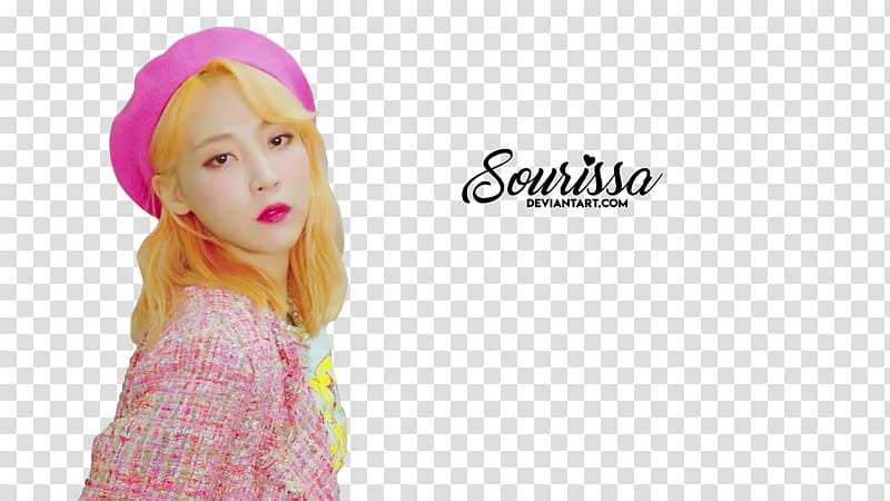MOONBYUL AND SEULGI, woman looking sideways transparent background PNG clipart