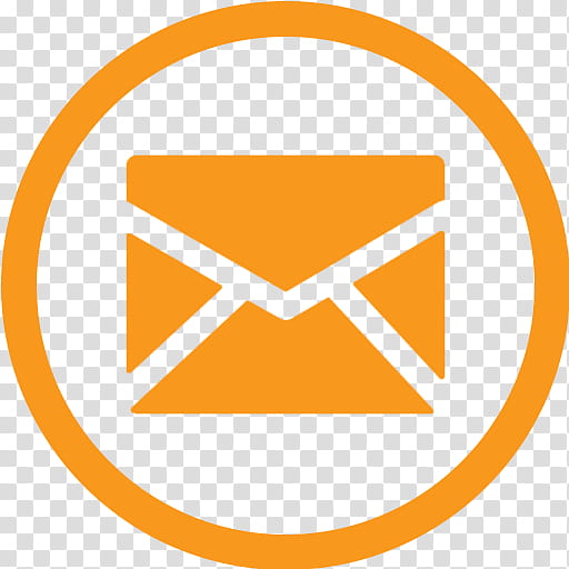 Address Logo, Email, Email Address, Internet, Symbol, Yellow, Orange, Line, Area transparent background PNG clipart