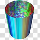 Plasma Gradient Tumbler Icons, plErmosrdm_x, multicolored tube illustration transparent background PNG clipart