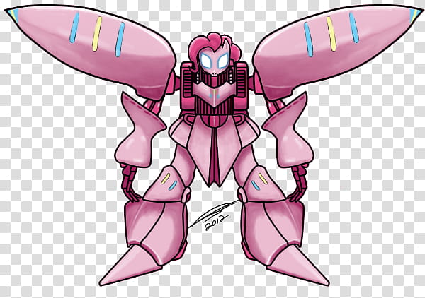 Pinkie Pie Qubely Mecha!, pink robot toy transparent background PNG clipart