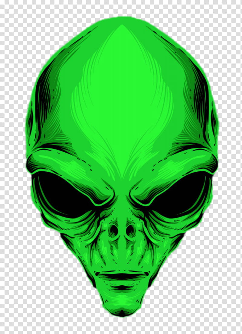 Skull Drawing, Alien, Extraterrestrial Life, Unidentified Flying Object, Estralurtar, Martian, Science Fiction, Green transparent background PNG clipart