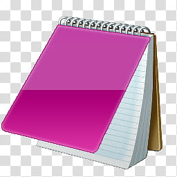 NotePad Icons, notepad hot pink transparent background PNG clipart