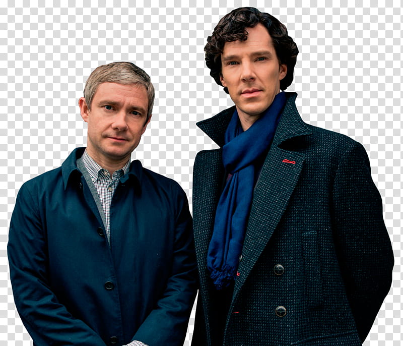 Sherlock and Watson transparent background PNG clipart