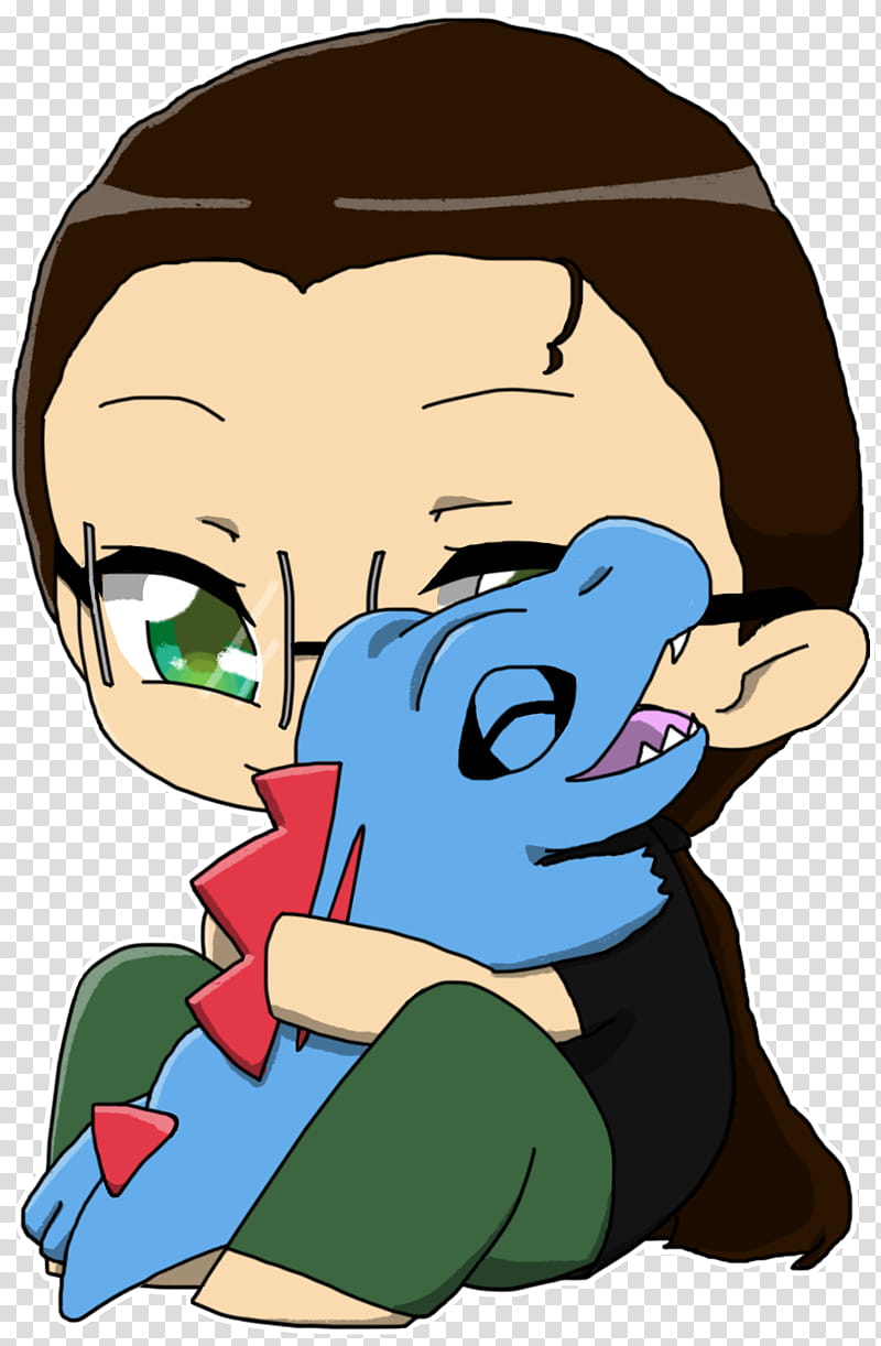 Seb and Totodile () transparent background PNG clipart
