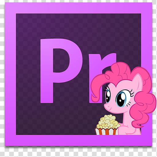My little pony Adobe CS icons, Adobe Premiere Pro CS Icon transparent background PNG clipart