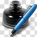 Blue Black Addon For Windows, fountain pen and ink art transparent background PNG clipart