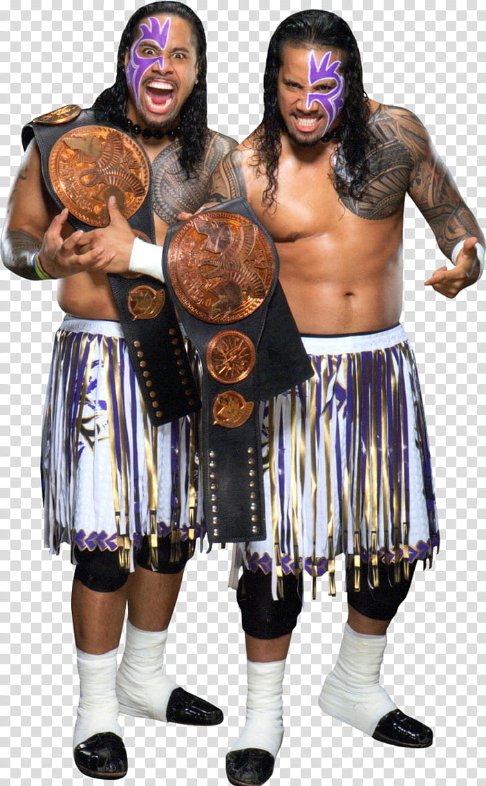 The Usos Tag Team Champions transparent background PNG clipart