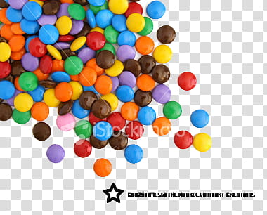 candies, pile of assorted-color chocolate candies transparent background PNG clipart