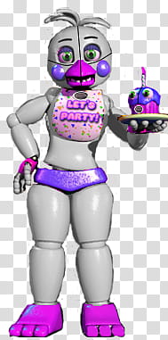 Funtime Chica transparent background PNG clipart