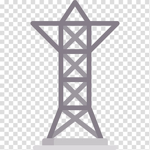 Electricity Symbol, Transmission Tower, Structure, Line, Furniture, Angle, Table, Symmetry transparent background PNG clipart