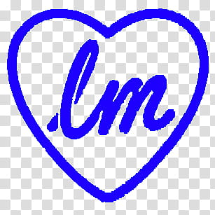 Logos Little Mix, blue heart illustration transparent background PNG clipart