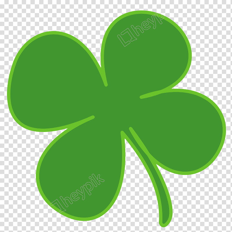 Saint Patricks Day, Shamrock, Fourleaf Clover, Green, Symbol, Plant, Legume Family transparent background PNG clipart