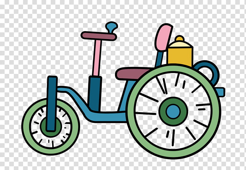 Retro Car s, multicolored bicycle illustration transparent background PNG clipart