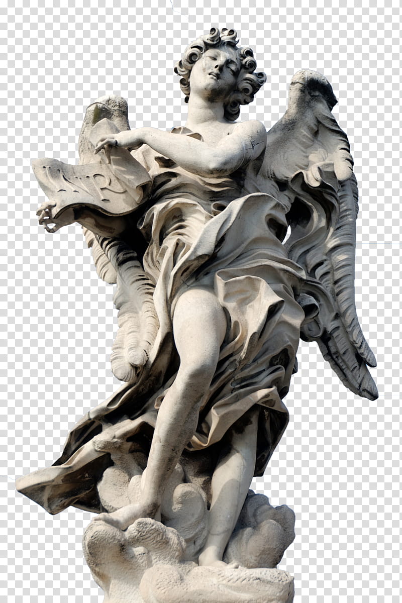 Enter The Abyss Resources , angel with the superscription statue transparent background PNG clipart