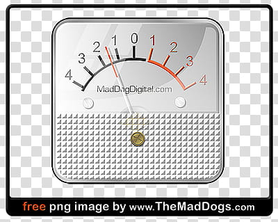 Clear VU meter, gray mad digital gauge transparent background PNG clipart