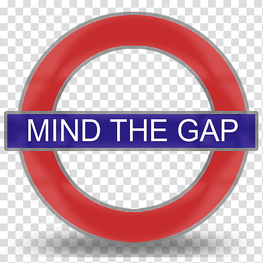 Underground Icons, Mind The Gap transparent background PNG clipart