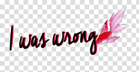 Textos, i was wrong text overlay transparent background PNG clipart