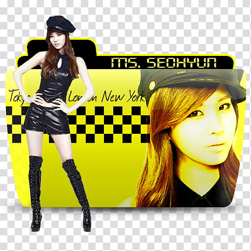 SNSD Mr Taxi Folder Icon , Seohyun transparent background PNG clipart