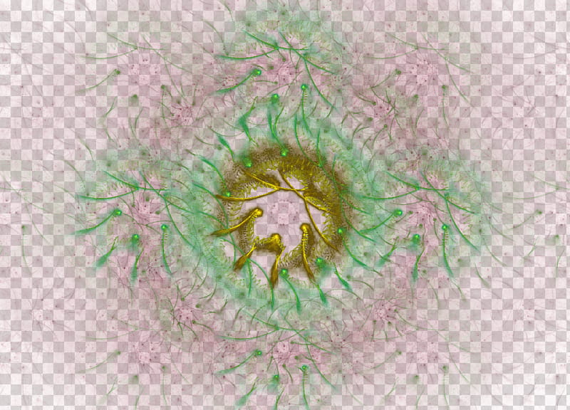 Juggalo Fractal , green and purple hole illustration transparent background PNG clipart