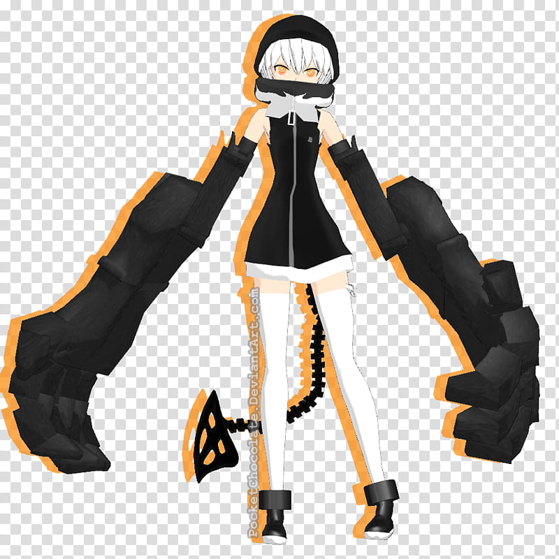 MMD Strength anime version transparent background PNG clipart