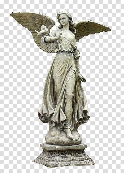 female angel statue transparent background PNG clipart