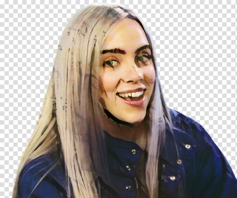 Billie Eilish, American Singer, Music, Celebrity, Long Hair, Hair Coloring, Blond, Brown Hair transparent background PNG clipart