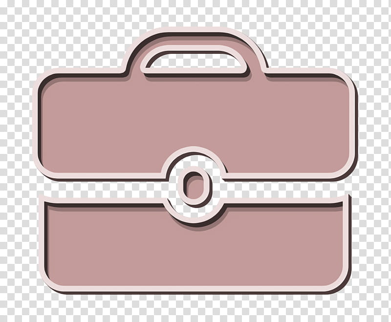 briefcase icon old icon style icon, Pink, Bag, Material Property, Baggage transparent background PNG clipart