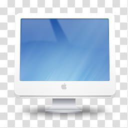 iKons Monitors, white iMac transparent background PNG clipart