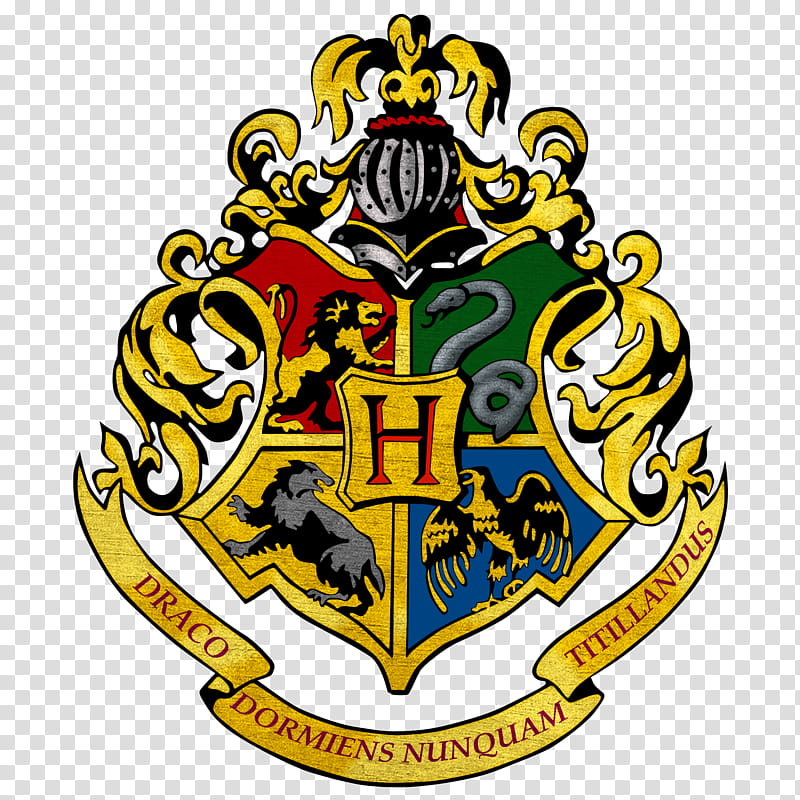 Hogwarts logo, Draco Dormiens Nunquam Titilandus logo transparent background PNG clipart