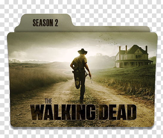 The Walking Dead Serie Folders, The Walking Dead season  folder icon transparent background PNG clipart