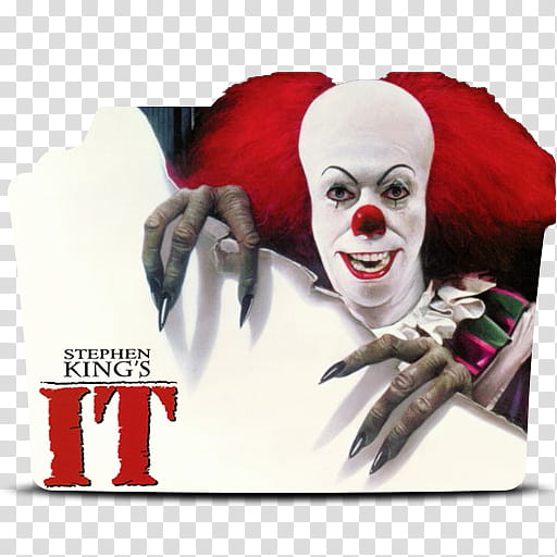 Stephen King IT Folder Icon, Stephen King's IT_ transparent background PNG clipart