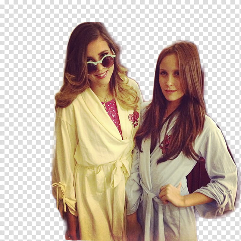Ultra de Paulina Goto Valentina, two women in bathrobes transparent background PNG clipart