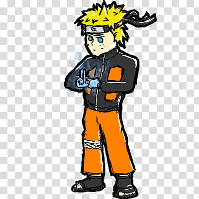 Nay-Roo-Toe, Erf style., Naruto standing art transparent background PNG clipart