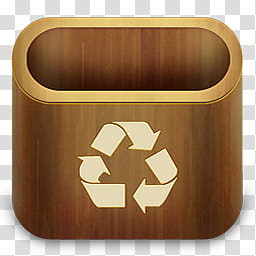 Trash Alternative, brown recycler transparent background PNG clipart