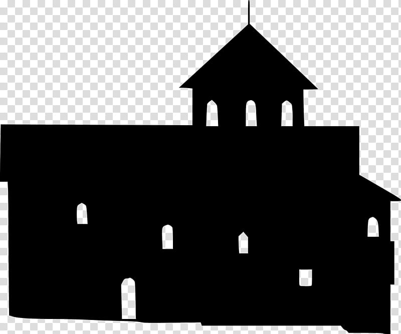 Medieval, Church, Monastery, Landmark, House, Architecture, Home, Line transparent background PNG clipart