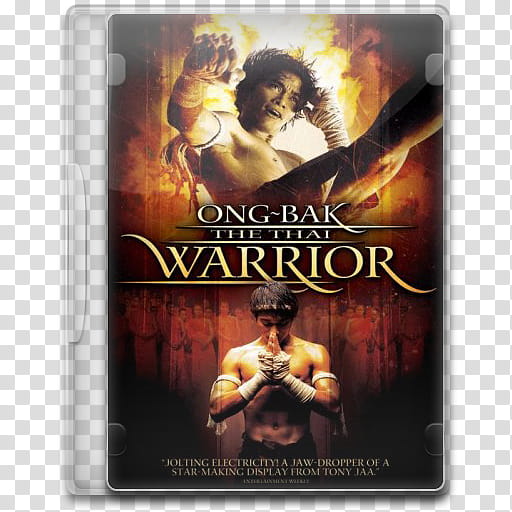 Movie Icon , Ong-Bak, The Thai Warrior, Ong-Bak The Thai Warrior DVD case transparent background PNG clipart
