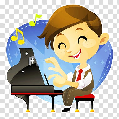 sensualon, man playing piano illustration transparent background PNG clipart