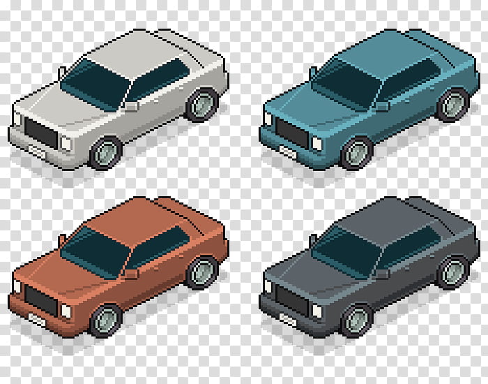 Drawing Of Family, Car, Pixel Art, Isometric Projection, Pixel Cars, Vehicle, Video Games, Isometric Video Game Graphics transparent background PNG clipart