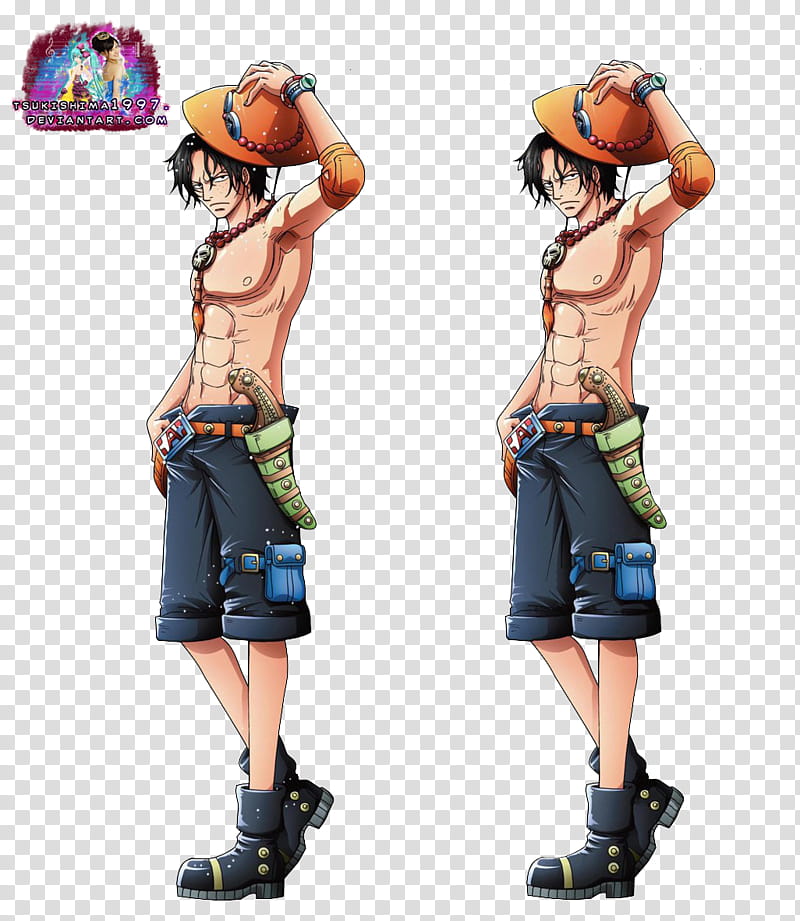 One Piece Ace render   ver transparent background PNG clipart